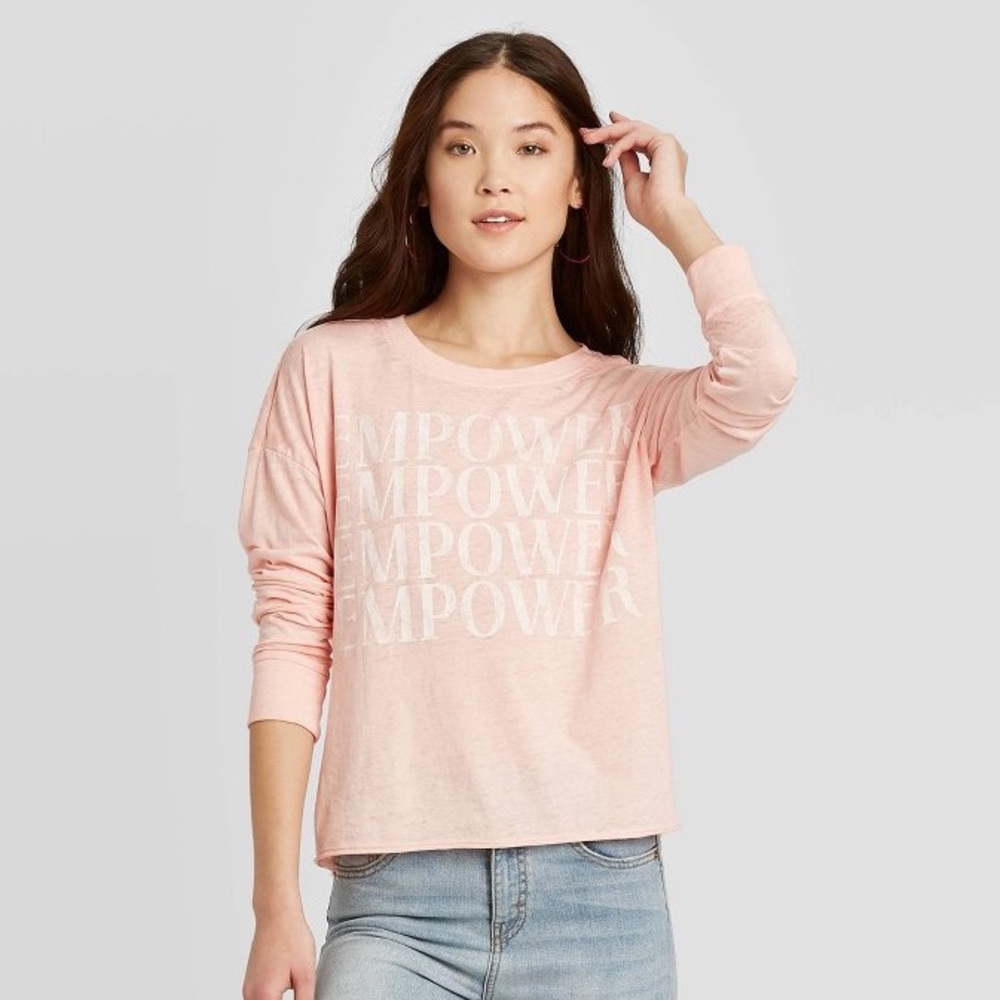 Empower Long Sleeve Graphic Top